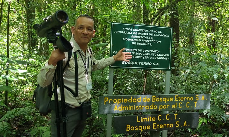 Guía forestal Monteverde Costa Rica